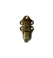 Sandık, Kutu Klipsi, Ön Kilidi - 72x40mm, Antik, 1 Adet