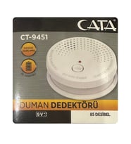 (1 Adet) Cata Pilli Duman Dedektörü Hassas Algılamalı