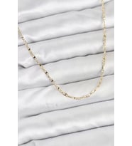 CM 14K Gold Renk Pirinç Gemi Zinciri Model Kadın Kolye - TJ-BKO10918
