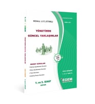 Egem Yayınları Açık Öğretim Yönetimde Güncel Yaklaşımlar Konu Anlatımlı Soru Bankası (Çok Renkli)