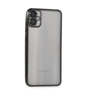 Samsung Galaxy A05 Kılıf Razer Lensli Silikon - Siyah