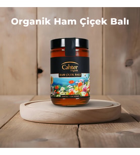 Organik Süzme Ham Çiçek Balı 850 gr