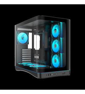 Sama V62bk Black, B850bk 850w, 80+ Bronze, Pcıe 5.1, Atx3.1, Tempered Glass Panel, Panoramic Tasarım
