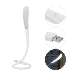 14 Ledli Beyaz Esnek Usb Led Lamba 3 Kademeli (4767)