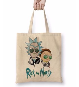 Rick And Morty Dj Bez Çanta Uzun Saplı