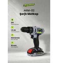 Profesyonel Şarjlı Matkap 21V 1.5 Ah Brushless
