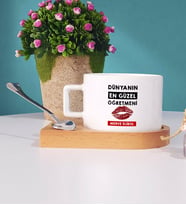 Dünyanın En Güzel Öğretmeni Kupa Bardak Kısa