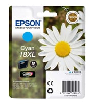Tonersepeti Epson 18XL-T1812-C13T18124020 Mavi Orjinal Kartuş
