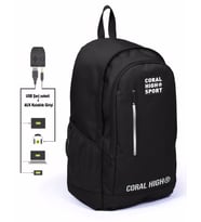 Coral High Sport Siyah Okul ve Günlük Sırt Çantası - Çocuk, Genç