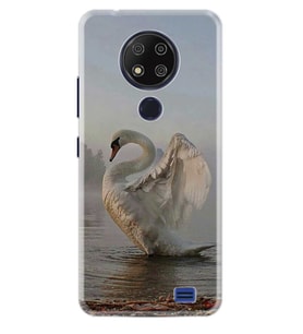 Reeder P13 Blue Max 2020 Kılıf Desenli Silikon Swan