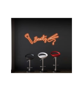 Beauty Yazılı ve Şekilli Neon Tabela