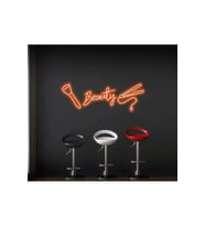 Beauty Yazılı ve Şekilli Neon Tabela