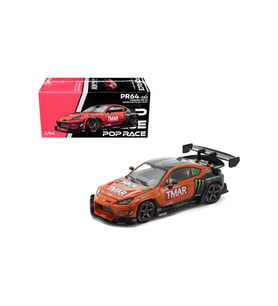 Pop Race Pandem Toyota GR86 Daigo Saito FDJ 2022 TMAR 1:64 Diecast Model Araba PR64-265