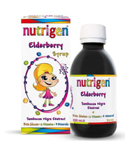 Nutrigen Elderberry Kara Mürver Beta Glukan Bal Şurup 200 ml - Okul Seti Hediyeli