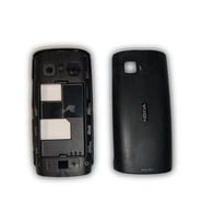 Nokia N500 Kasa Kapak Tuş Takımı N500 Uyumlu Siyah Renk Orta Kasa Ön Kapak Arka Kapak Tuş Takımı