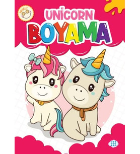 Neşeli Unicorn Boyama