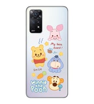Xiaomi Redmi Note 11 PRO Uyumlu Winnie The Pooh Tasarımlı Şeffaf Telefon Kılıfı