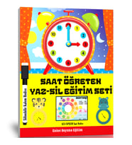 Saat Öğreten YAZ-SİL Eğitim Seti