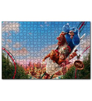 Cakapuzzle  Wonder Park Roller Coaster  Puzzle Yapboz MDF (Ahşap) (120 Parça)
