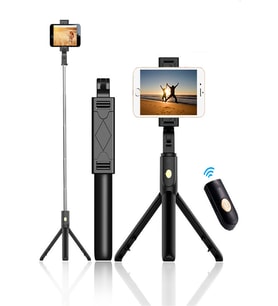 Selfie Çubuğu Tripod Bluetooth Tripot Telefon Tripod Kumandalı Tripod Selfie Çubuğu