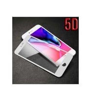 Iphone 7 Plus 8 Plus 5d Kavisli Full Kırılmaz Cam Ekran Koruyucu Beyaz iPhone 7 Plus Apple Uyumlu