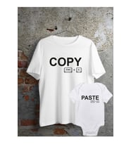 Babaya Hediye  Copy Paste Beyaz Tshirt Zıbın