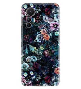 Xiaomi 12 Lite Kılıf Resimli Desenli Baskılı Silikon Great Flowers 1304