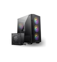 Mag Forge M100A D60 600W 80+ Akrilik Yan Panel 3X120MM 1X120MM Argb Bronze Matx Gamıng Kasa