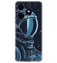 Spark 10 Pro Kılıf Resimli Desenli Silikon Platinium Series Astro 1870