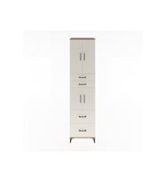 Hyperion Dolap 3 Raflı 4 Çekmeceli 4 Kapaklı 60x44x243 Çam-Aytaşı