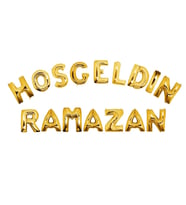 Hoşgeldin Ramazan Folyo Balon Set Ramazan Süsleri-