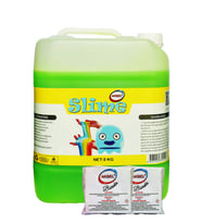 AKBEL SLİME ŞAKA HAMURU FOSFORLU YEŞİL 5KG+200 GR BORAKS