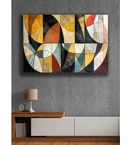Koç stüdyo Modern tasarım kanvas tablo 50x70 (Çok Renkli)