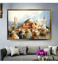 Altın Çerçeveli dekoratif tablo a700 (Gold)