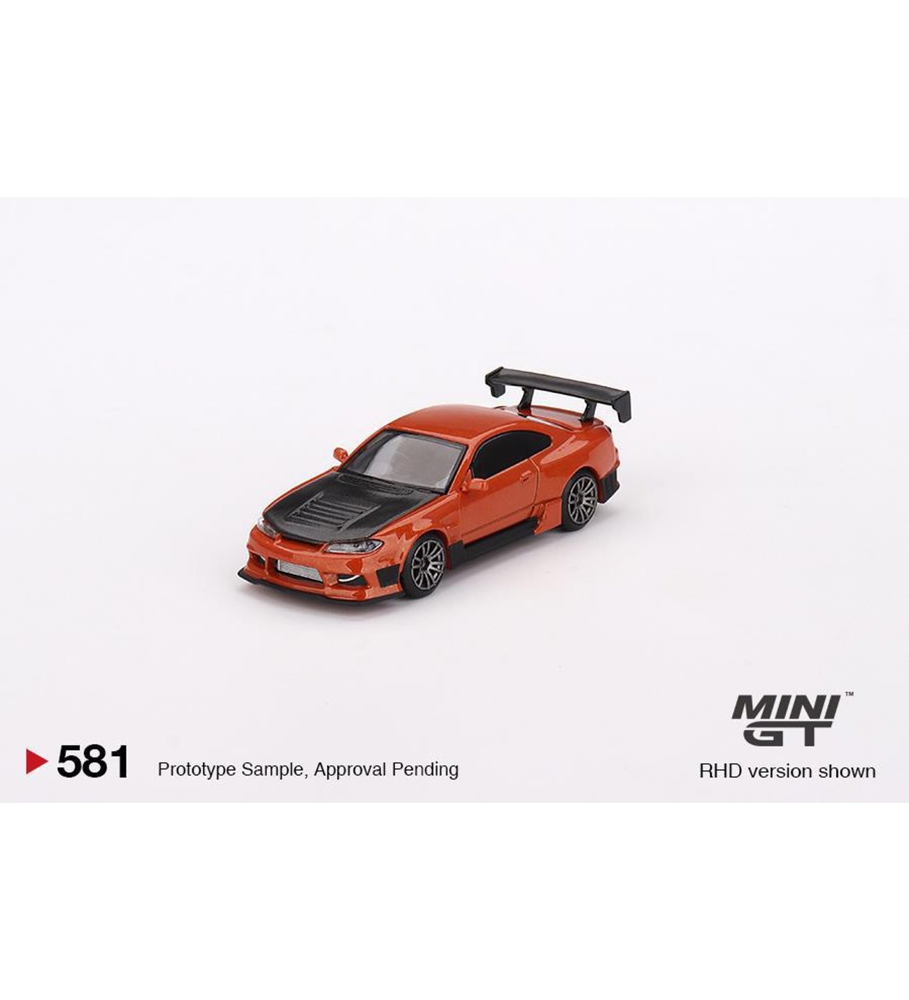Mini GT Nissan Silvia S15 D-MAX Metallic Orange - 581