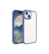 Apple iPhone 15 Plus Uyumlu Kılıf Zore Krom Kapak (Koyu Lila)