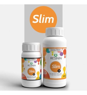 Resinin Slim 750 Gr A+B Küçük Hacim İçin Şeffaf Epoksi Reçine