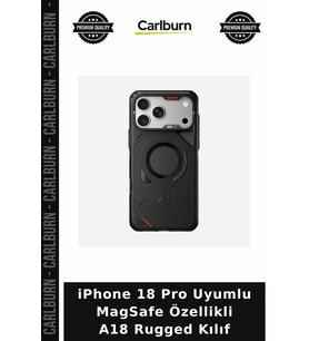 iPhone 18 Pro Uyumlu MagSafe Özellikli A18 Rugged Kılıf Cihaz Kapağı Telefon Kabı Seyahat Aksesuarı