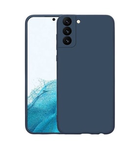 Coverzone Samsung Galaxy S22 Plus ?le Uyumlu K?l?f Z-Mara Lansman Vieri Tam Koruma Arka Kapak Kamera Koruma �?k?nt?l? P�r�zs�z Y�zey Lacivert