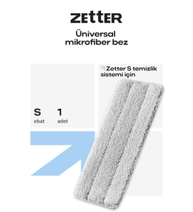 Mikrofiber Mop Bezi, Tablet Mop Yedek, Small, 1 Adet