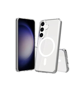 Galaxy S24 Kılıf Magneticsafe Şeffaf - Şeffaf