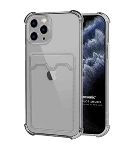 Microsonic Apple iPhone 11 Pro Max Card Slot Shock Kılıf Siyah