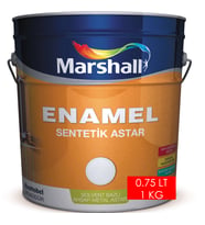 MARSHALL ENAMEL SENTETİK ASTAR 0.75 LT 1 KG KIRIK BEYAZ