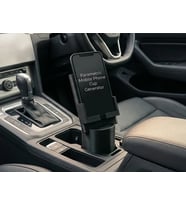 3D Baskı Araç İçi Telefon Tutucu Bardaklığa Geçmeli Ayarlanabilir Oto Telefon Standı Vantuzsuz