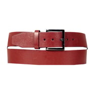 Mode XL Kemer 4cm Orta Boy Deri Kemer 4252 Bordo