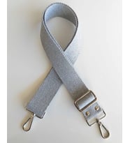 Angel Çanta Aksesuar Pamuklu Kolon 120X4 Cm Gümüş Metal Gri Renk