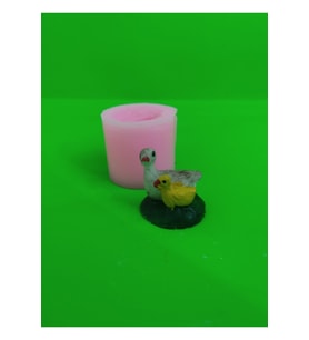 Mini Ikili Ördek Silikon Kalıp