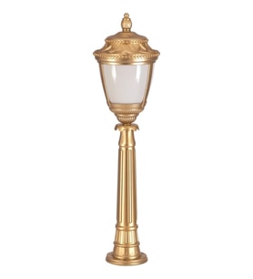 AVONNI BSU-68042-BSA-BOP Sarı Boyalı Dış Mekan Aydınlatma E27 Aluminyum Polikarbon Cam 28cm