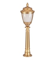AVONNI BSU-68042-BSA-BOP Sarı Boyalı Dış Mekan Aydınlatma E27 Aluminyum Polikarbon Cam 28cm