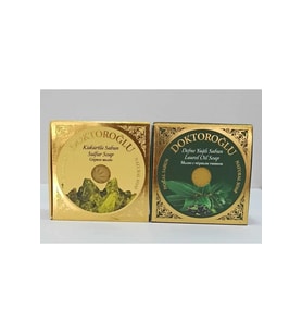 DOKTOROĞLU Kükürtlü Ve Defne Yağlı Sabunlar 2x140 g DKTRGL034